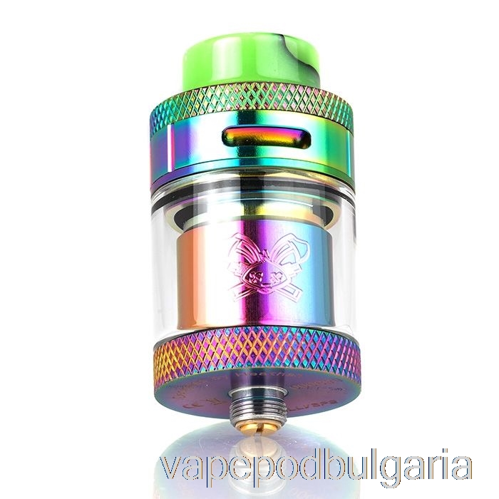 Vape 10000 Дръпки Hellvape X Heathen Dead Rabbit 25mm Rta Rainbow